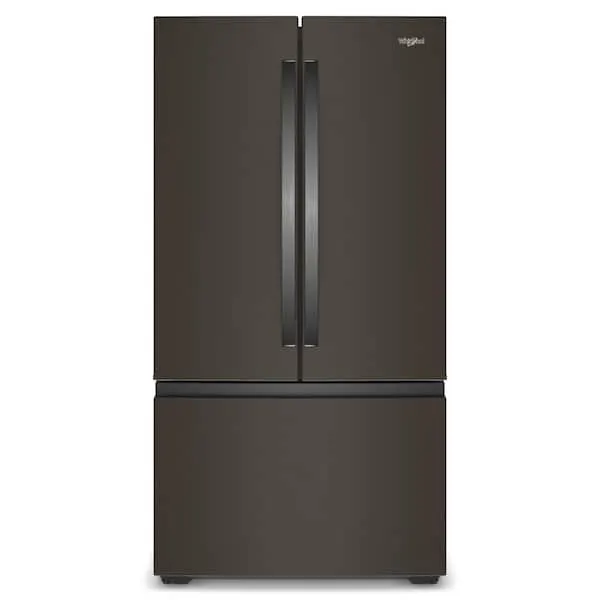 36 in. 24 cu. ft. True Counter Depth French Door Refrigerator in Black Stainless Finish with Interior Water Dispenser, image 1 of 12