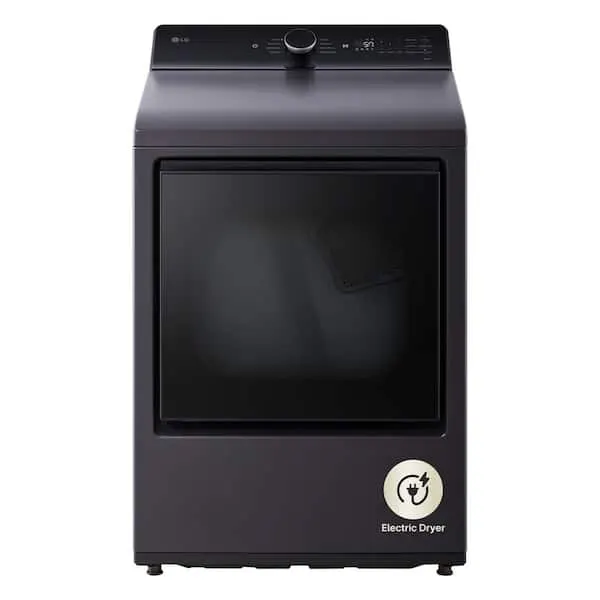 7.3 cu. ft. Vented SMART Electric Dryer in Matte Black with EasyLoad Door and Sensor Dry Technology, image 1 of 15
