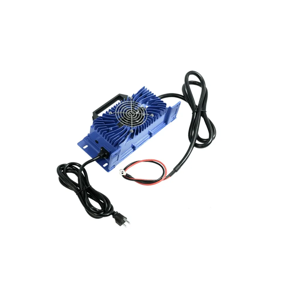 BigBattery | 48V 110VAC/220V AC 20A IP65 Blue Charger (57.6V DC) Ring Terminals, image 1 of 1