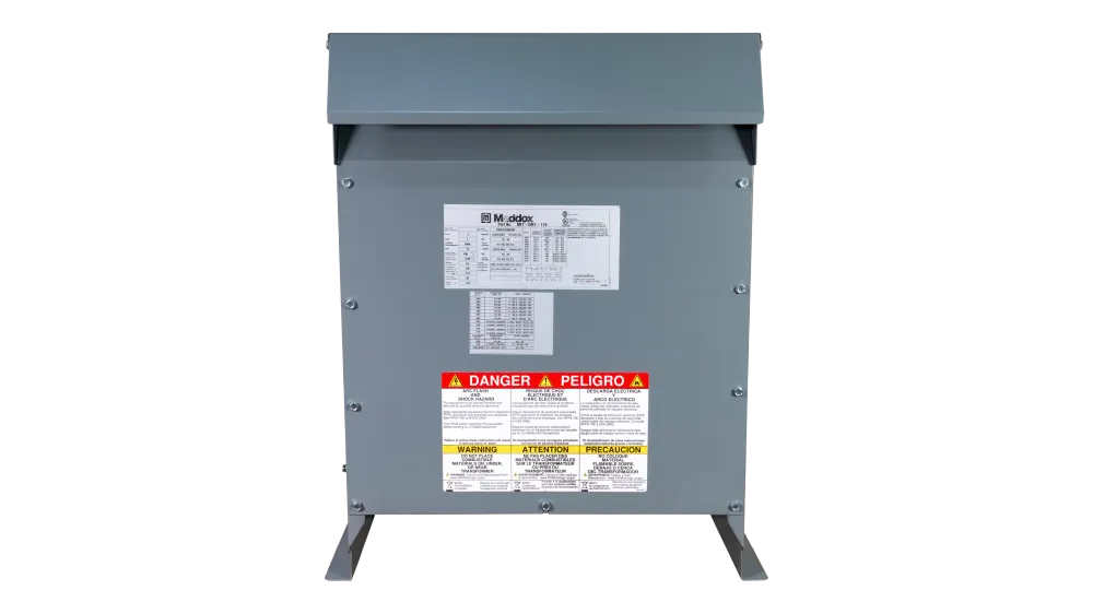 4-MIT-DRY-119 15kVA Split-Phase Step-Down Transformer, 480V or 240V to 120/240V, Transformer for Commercial or Residential Power, image 1 of 4