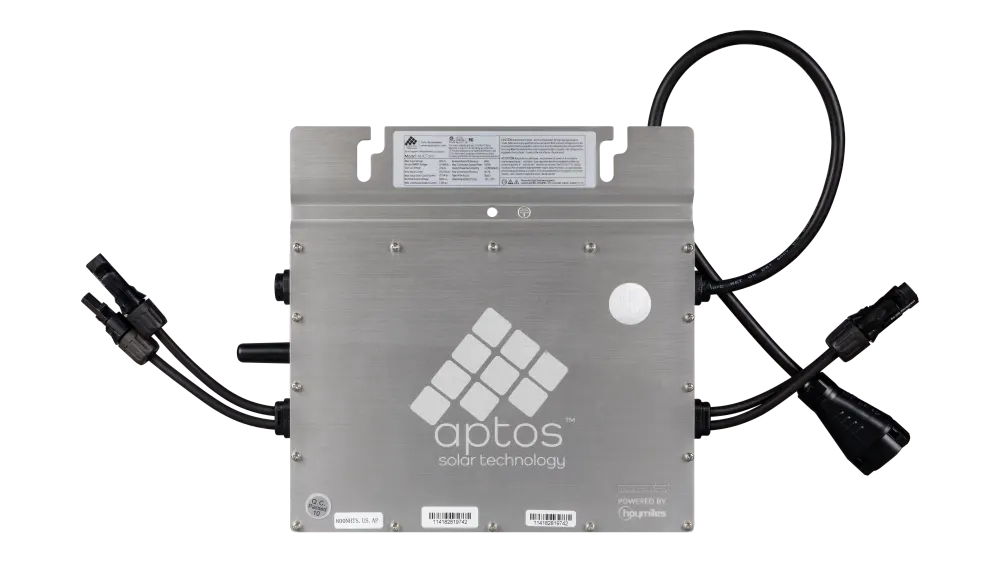 Aptos MAC-800 Microinverter, UL 1741 Dual Solar Panel Microinverter Module up to 800W, IP67 NEMA6, image 1 of 4