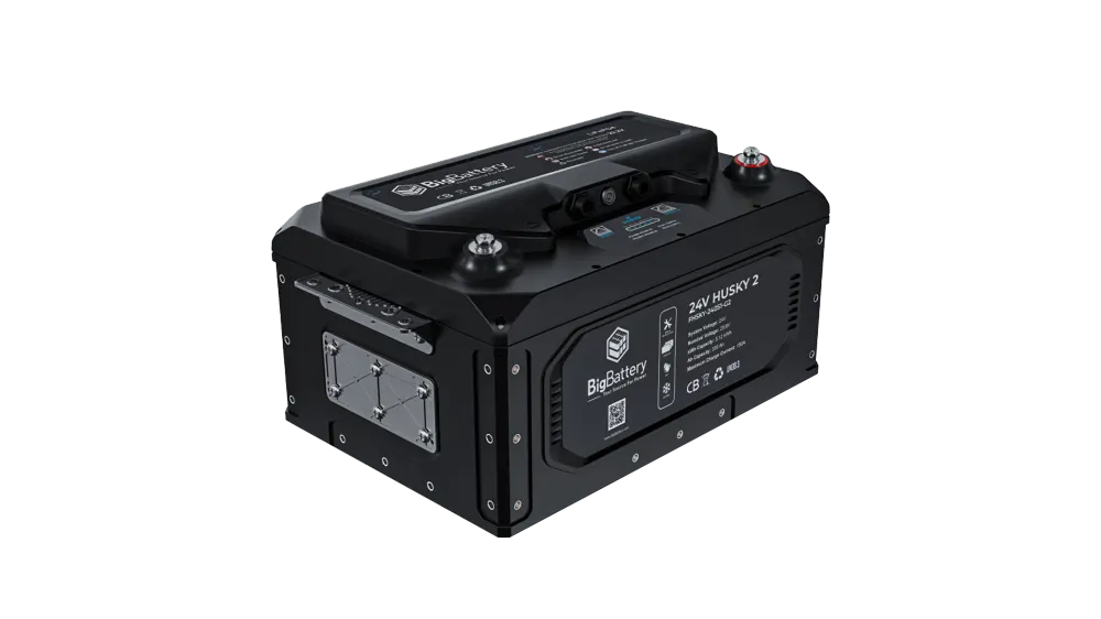 BigBattery 24V HUSKY 2 INV 5.12kWh 200Ah LiFePO4 Battery, Mobile and Off-Grid Lithium Battery Energy Storage, image 1 of 3