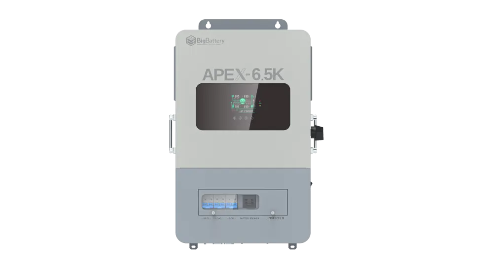 BigBattery APEX-6.5K Off-Grid Inverter, 48V All-in-One Inverter with 10kW Solar Input, UL 1741, image 1 of 4