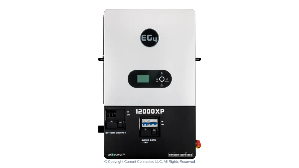EG4 12000XP 48V Split Phase Off-Grid Inverter, 12kW AC Output, 24kW Utilized Solar Input, UL 1741 & UL 9540 Solar Inverter, image 1 of 4