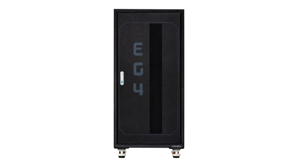 EG4 6-Slot Enclosed Battery Rack for Server Rack Batteries, Welded & Pre-Assembled Battery Storage, image 1 of 4