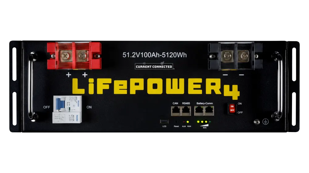 EG4 LifePower4 V2 48V 100Ah 5.12kWh LiFePO4 Server Rack Battery, UL 1973 & UL 9540A Lithium Battery, image 1 of 4
