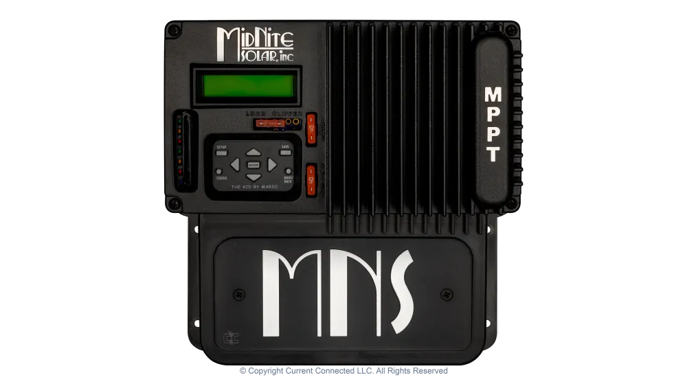 MidNite Solar The KID MPPT Solar Charge Controller for Lead-Acid and Lithium Batteries, DC Load Controller with Automatic Genstart, image 1 of 4
