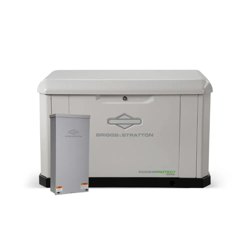 Briggs & Stratton PP22 Standby Generator 22/22kW Bundle + Dual 200A / Split 400S Symphony II SED Power Management Transfer Switch, image 1 of 4