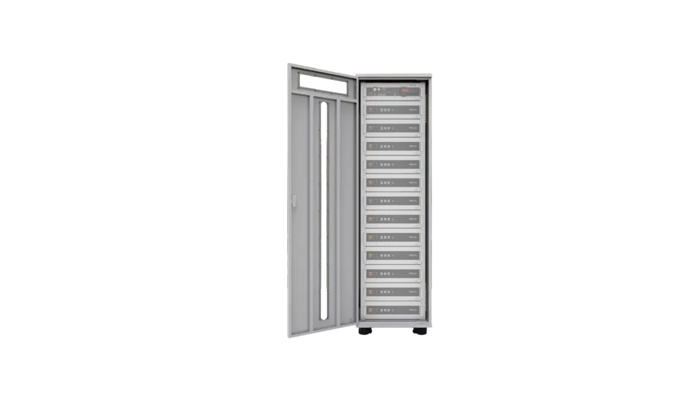 Pytes HV48100 12S Battery Cabinet, 13-Slot Battery Rack for Pytes V5 Batteries and Master Control, IP20 for Indoor Racking, image 1 of 1