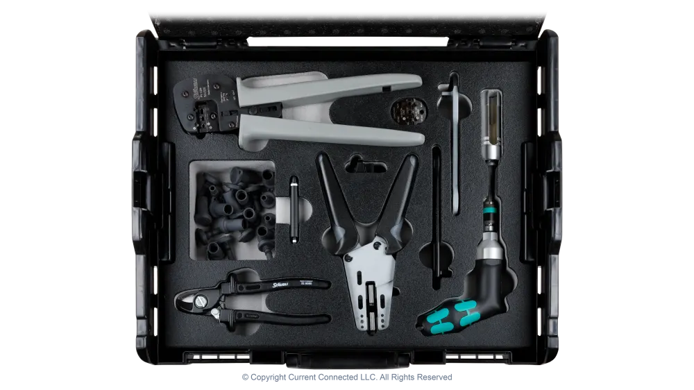 Stäubli MC4 and MC4-Evo 2 Connector Installation Crimper Tool Set, Tools to Attain UL Rating for MC4 and MC4-Evo 2 Connectors, image 1 of 4