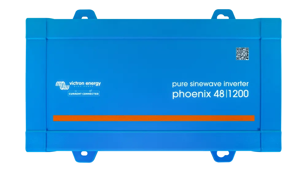 Victron Energy Inverter 48/1200 120V VE.Direct, 1200W DC to AC Inverter for Powering Loads, Built-In AC Outlet, image 1 of 4