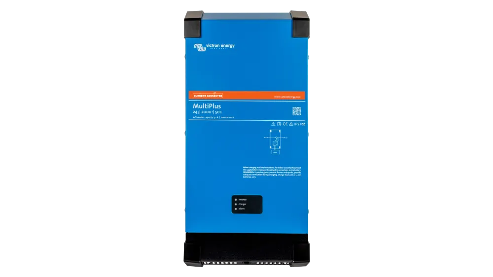 Victron Energy MultiPlus 24V 2kVA 120V AC Output Inverter, 50A Battery Charger, UL 458 Mobile Low Frequency Inverter, image 1 of 4