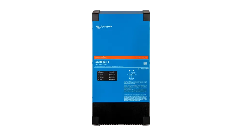 Victron Energy MultiPlus-II 12V 3kVA 2x120V Inverter 120A Battery Charger, 120/240V Passthrough, UL 458 Inverter, image 1 of 4