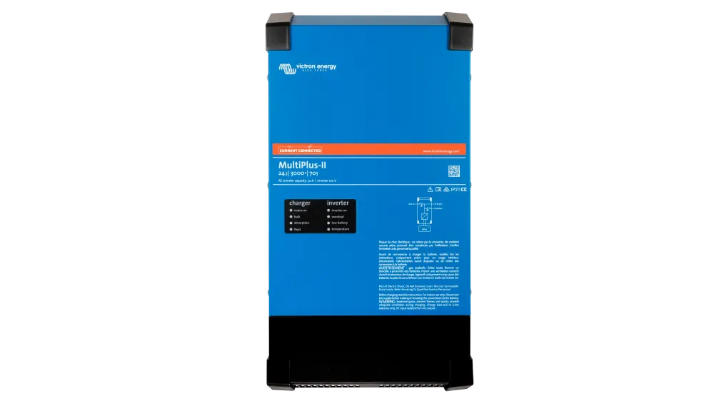 Victron Energy MultiPlus-II 24V 3kVA 120V AC Output Inverter, 70A Battery Charger, UL 458 Mobile Inverter, image 1 of 4