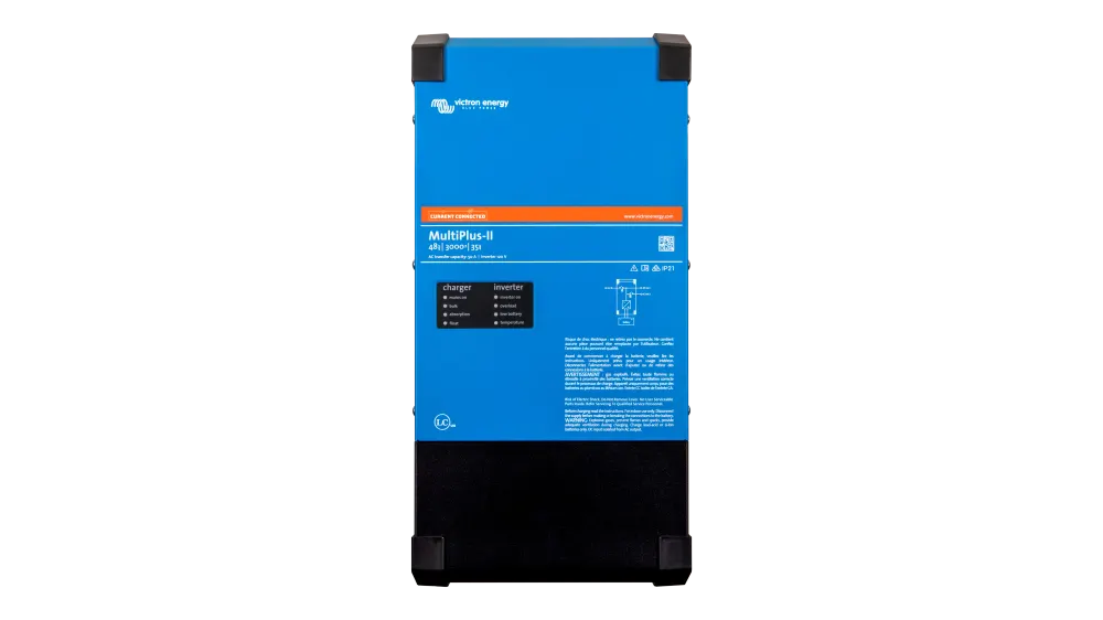 Victron Energy MultiPlus-II 48V 3kVA 120V AC Output, 35A Battery Charger, UL 1741 Residential Low Frequency Inverter-Charger, image 1 of 4
