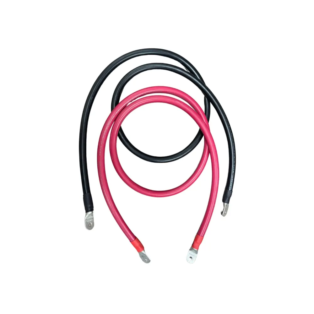 72in 4/0 AWG Battery to Inverter Cables | Black and Red, image 1 of 1