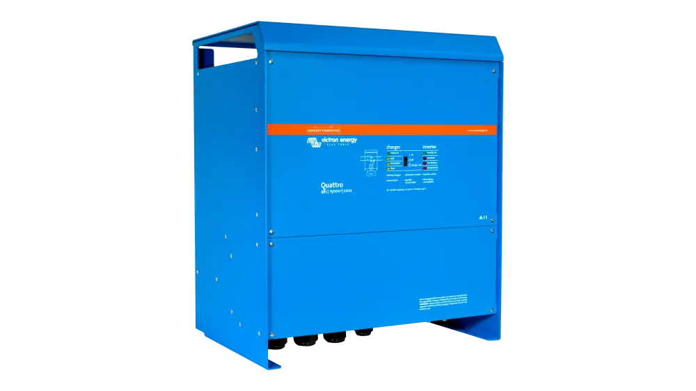 Victron Energy Quattro 48V 15kVA 230V Inverter 200A Charger, Low Frequency Inverter For 230V European Power Systems, image 1 of 4