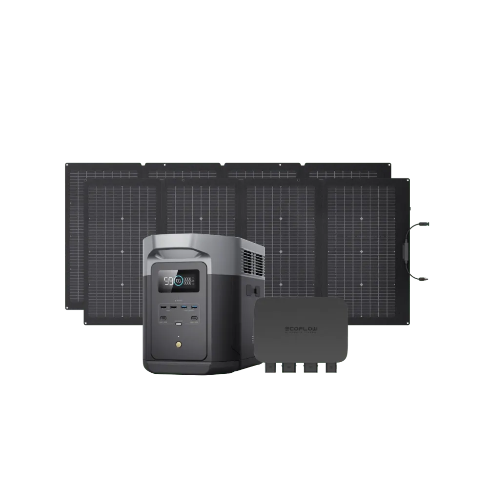 EcoFlow DELTA 2 Max + 2 × 220W Portable Solar Panel + 800W Alternator Charger, image 1 of 1