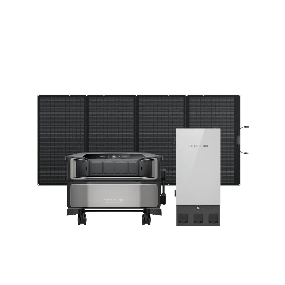 EcoFlow DELTA Pro Ultra + Smart Home Panel 2 + 400W Portable Solar Panel, image 1 of 4