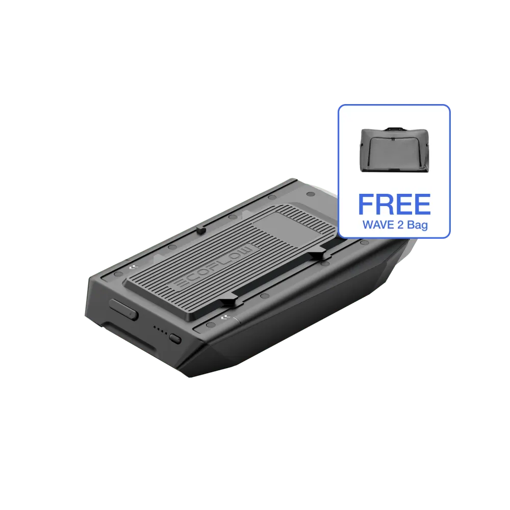 EcoFlow WAVE 2 Add-on Battery + WAVE Series Bag, image 1 of 3