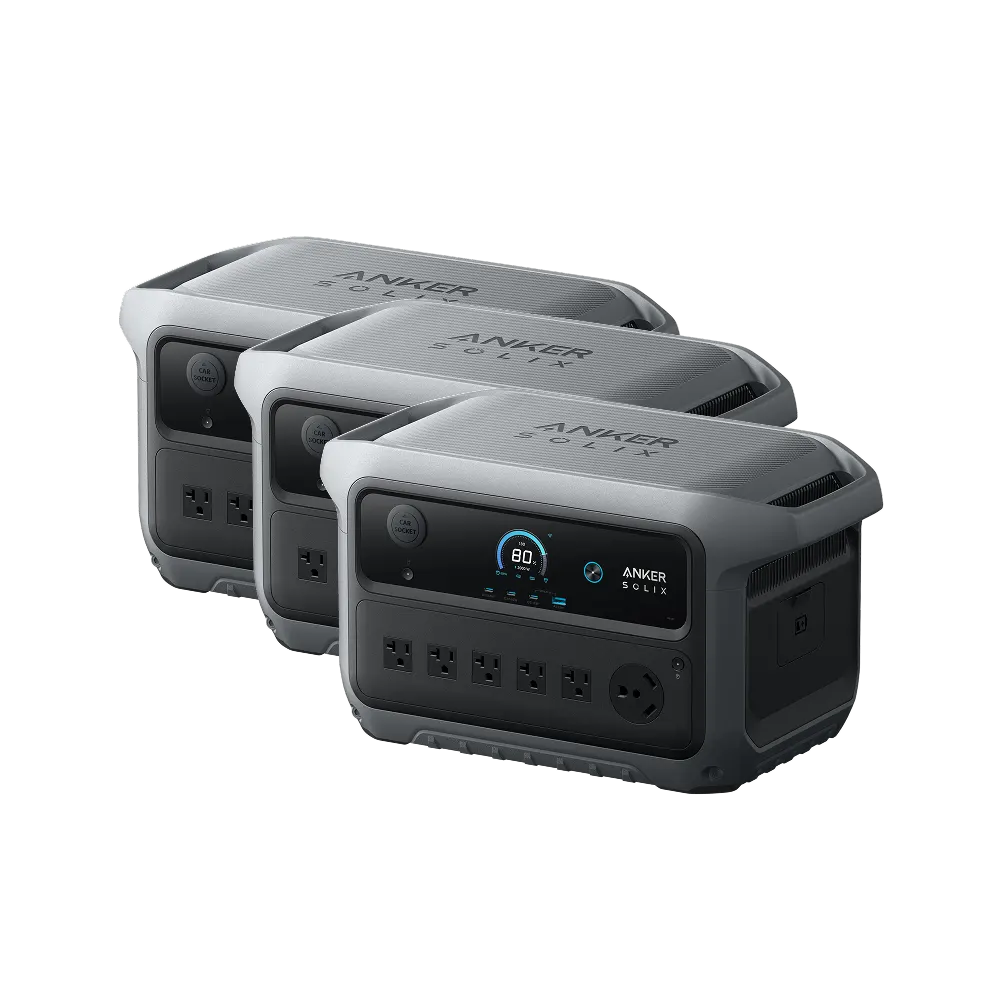 3× Anker SOLIX C2000 Gen 2 Portable Power Station, image 1 of 1