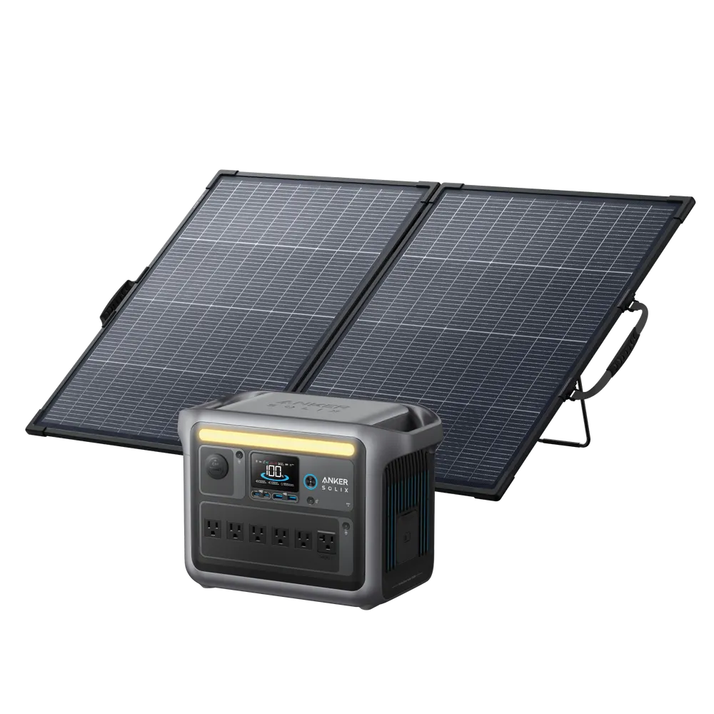 Anker SOLIX C1000 with 200W Bifacial Solar Panel, image 1 of 1