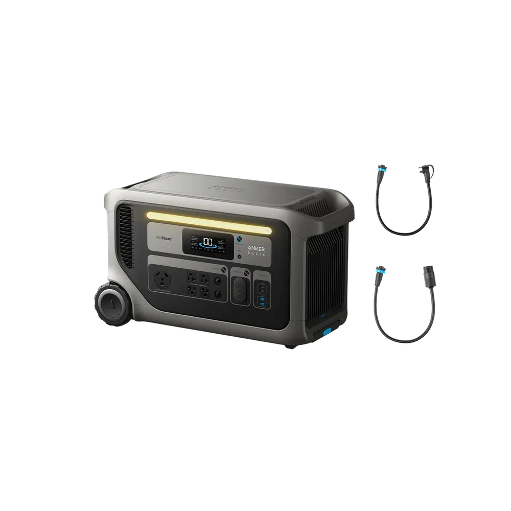 Anker SOLIX F3000(UL9540 Certificated) + 120V Generator Input Adaptor + EV Charger Adapter, image 1 of 1