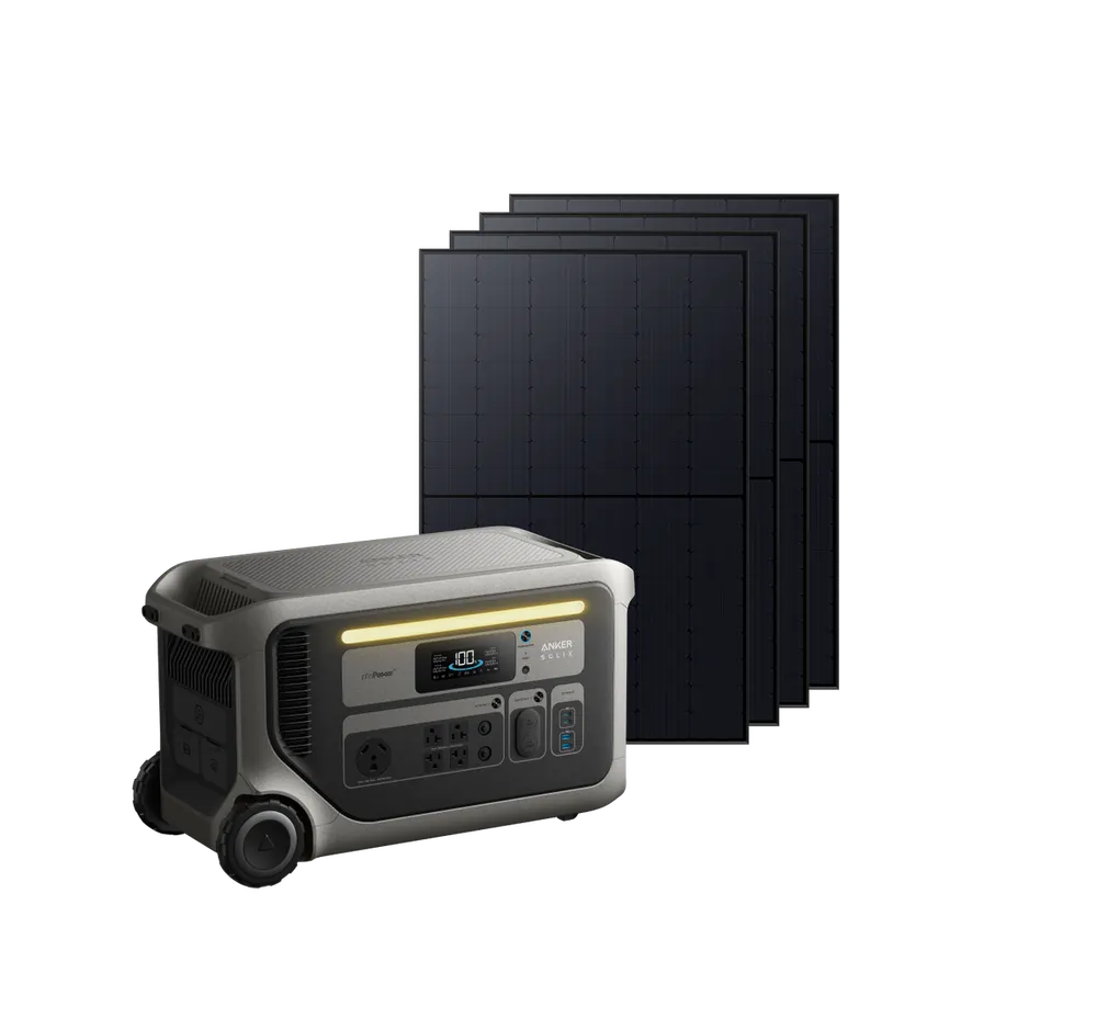 Anker SOLIX F3000(UL9540 Certificated) + 4× 440W Rigid Solar Panel, image 1 of 1