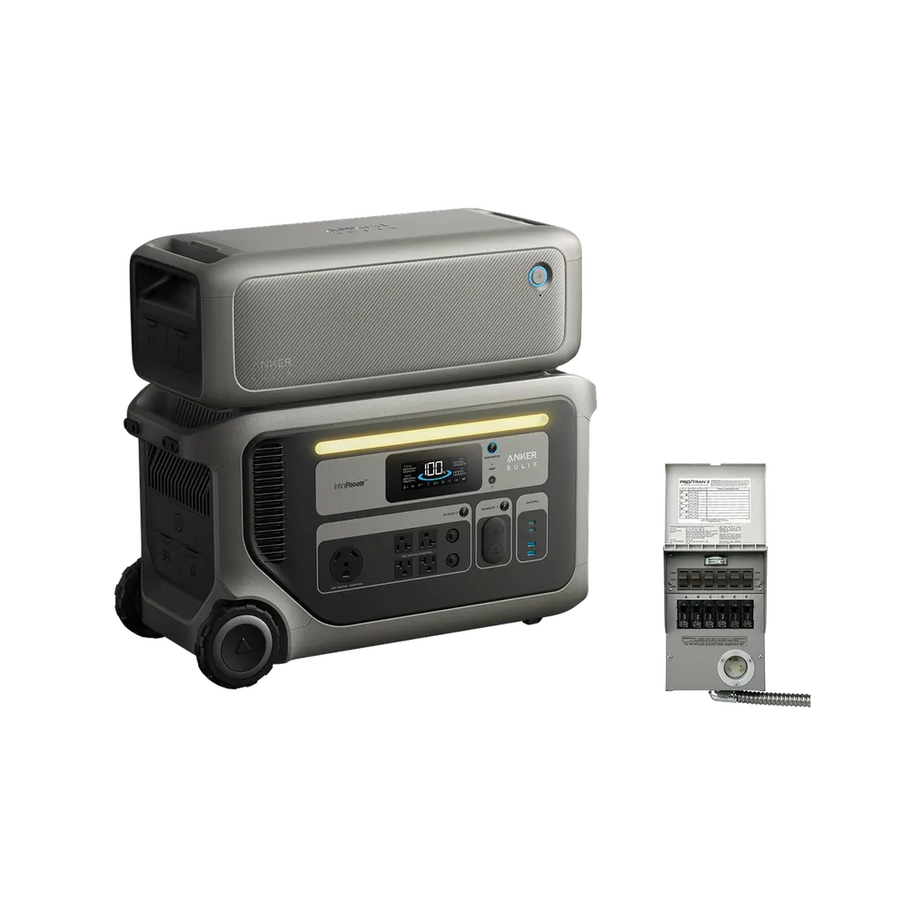 Anker SOLIX F3000(UL9540 Certificated) + Expansion Battery + 6-Circuit Manual Transfer Switch, image 1 of 1