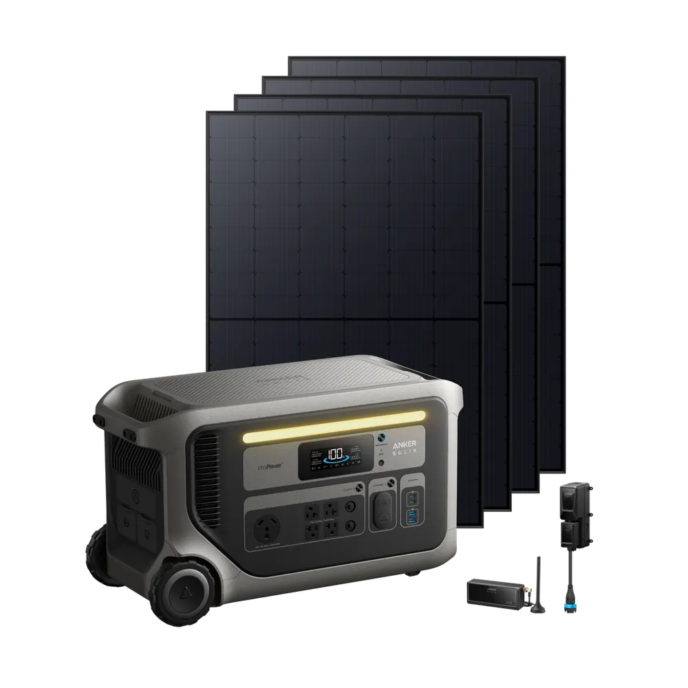 Anker SOLIX F3000(UL9540 Certificated) + Power Saver Kit + 4× 440W Rigid Solar Panel, image 1 of 1