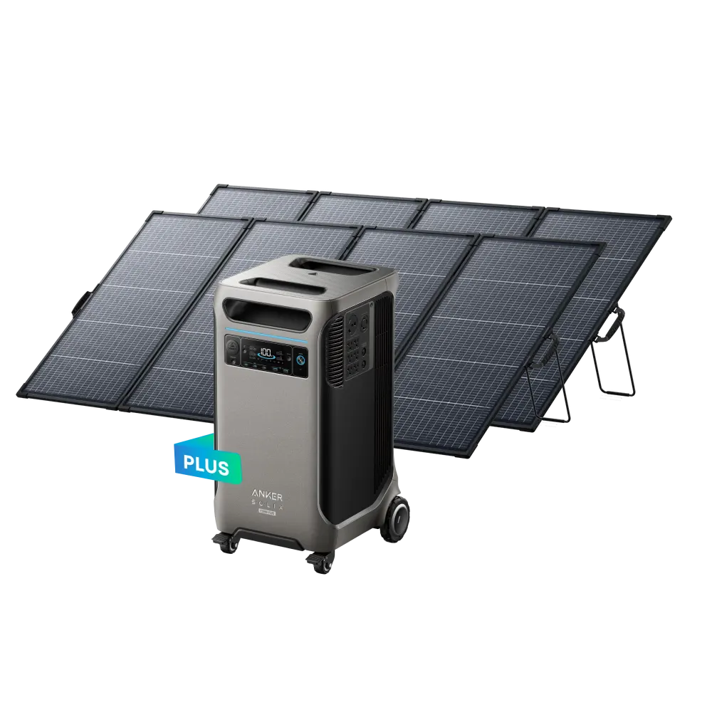 Anker SOLIX F3800 Plus + 2× 400W Portable Solar Panel, image 1 of 1