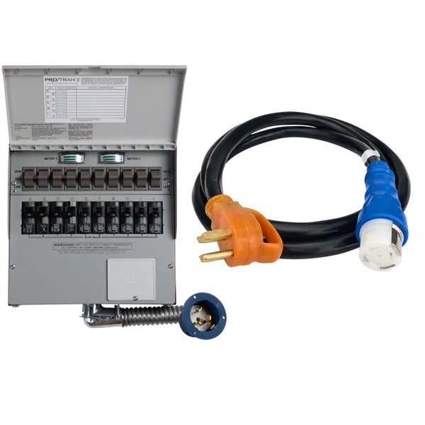 10-Circuit Manual Transfer Switch(120V/240V, 50 Amp, For F3800, 2× F3800 Plus), image 1 of 4