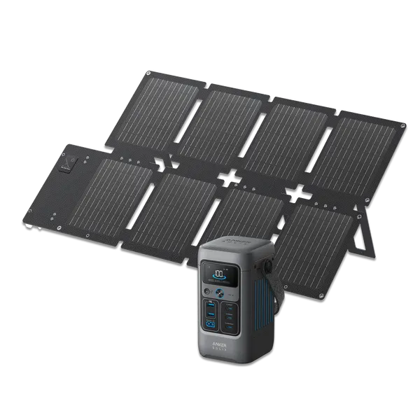 Anker SOLIX C200 DC Solar Generator + 60W Solar Panel, image 1 of 4