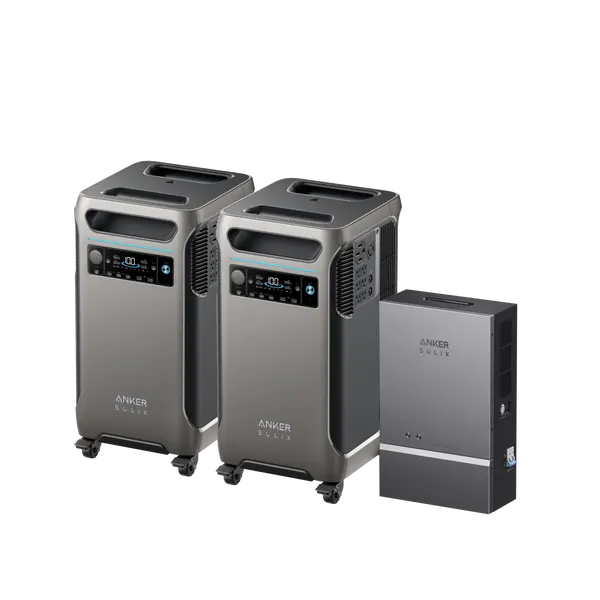 2× Anker SOLIX F3800 (7.68kWh | 12kW) + Smart Home Power Kit, image 1 of 4