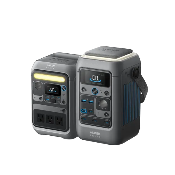 Anker SOLIX C300 Portable Power Station + C300 DC Portable Power Station, image 1 of 2