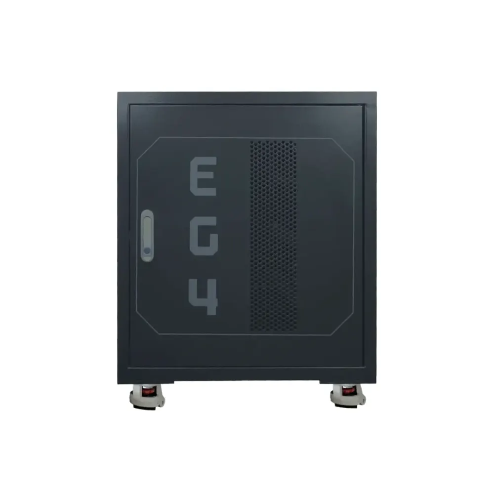 EG4 Enclosed Battery Rack | 3 Slot | Wheels Included, image 1 of 4