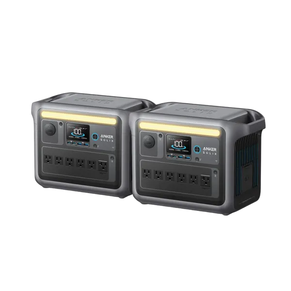 2× Anker SOLIX C1000 Portable Power Station, image 1 of 4