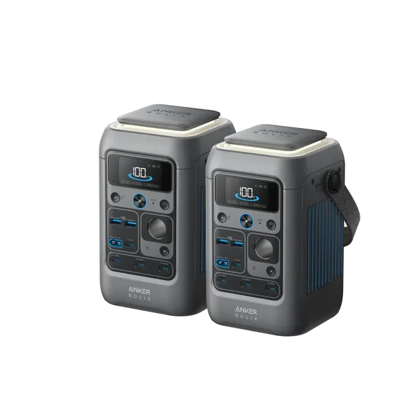 2× Anker SOLIX C300 DC Portable Power Station - 288Wh | 300W, image 1 of 4