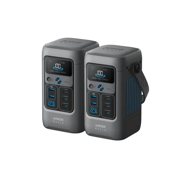 2× Anker SOLIX C200 DC Portable Power Station - 192Wh | 200W, image 1 of 1