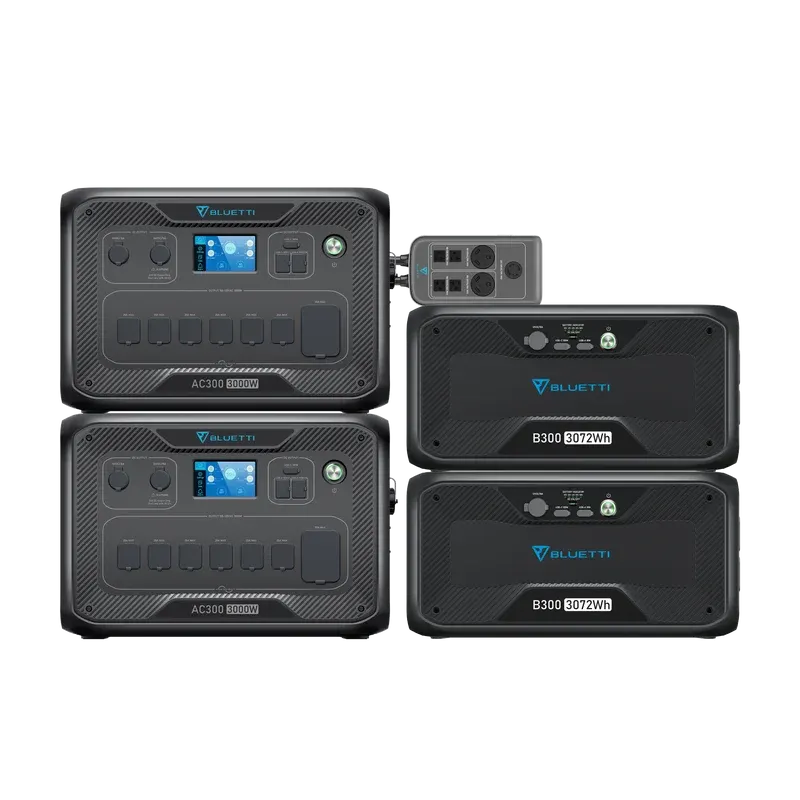 BLUETTI 2*AC300 + 2*B300 + 1*P030A | Home Battery Backup, image 1 of 3