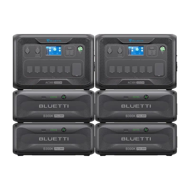 BLUETTI 2*AC300+4*B300K | Home Battery Backup, image 1 of 1