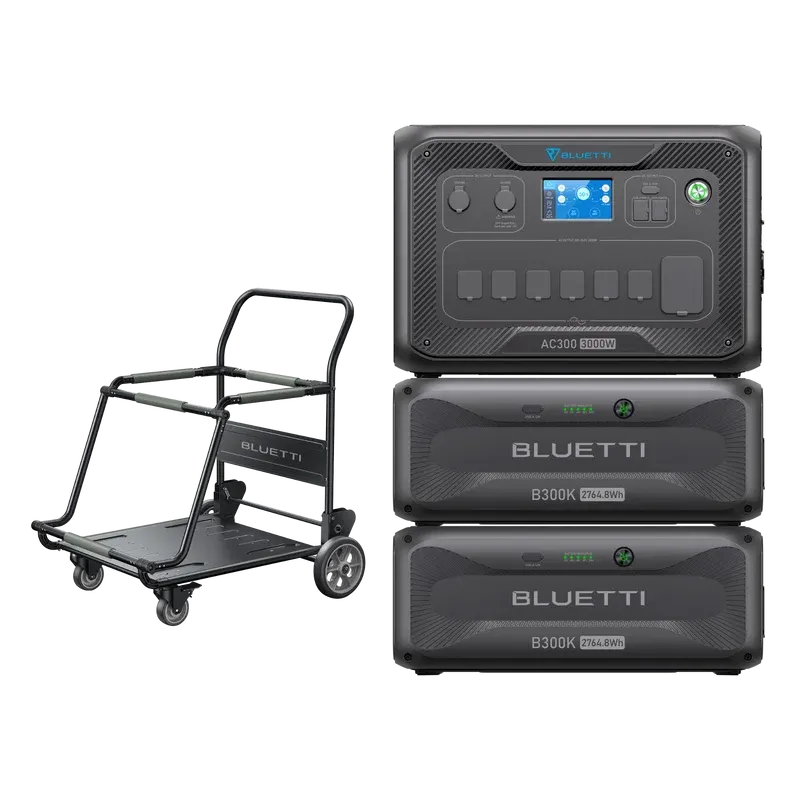 BLUETTI AC300+2*B300K+Trolley | Home Battery Backup, image 1 of 1