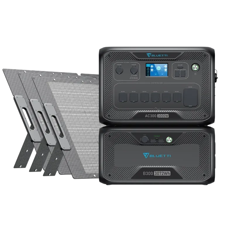 BLUETTI AC300+B300+3*PV200D | Home Battery Backup, image 1 of 1