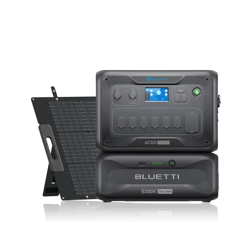 BLUETTI AC300+B300K+200W Solar | Home Battery Backup, image 1 of 2