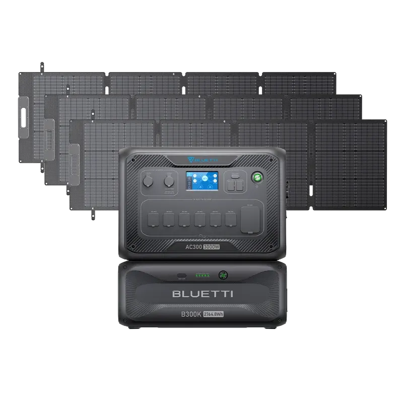BLUETTI AC300+B300K+3*200W Solar | Home Battery Backup, image 1 of 1