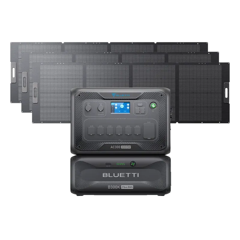 BLUETTI AC300+B300K+3*350W Solar | Home Battery Backup, image 1 of 1