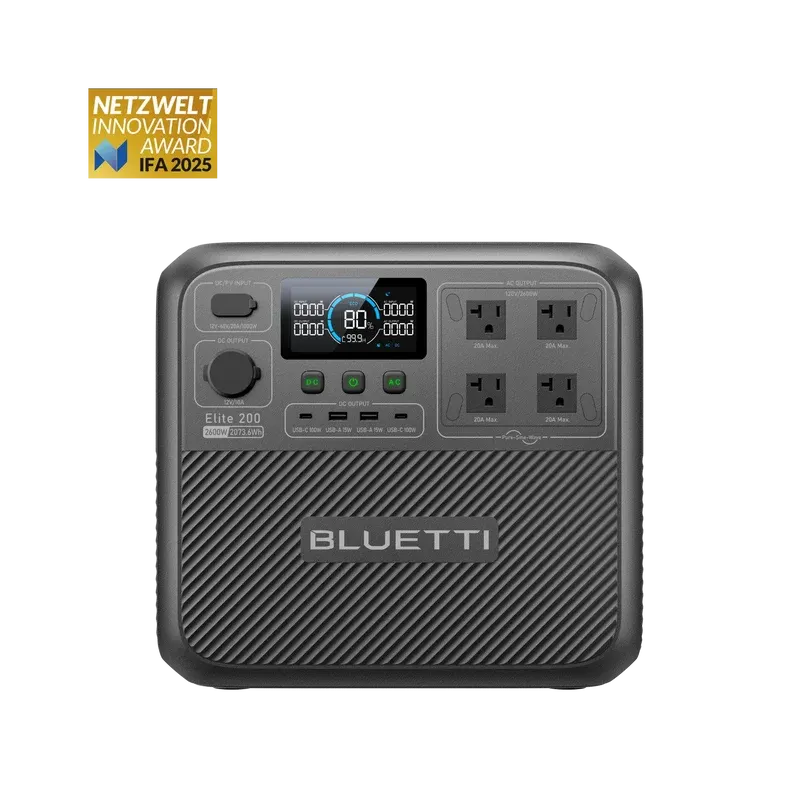 BLUETTI Elite 200 V2 Portable Power Station | 2,600W 2,073.6Wh, image 1 of 4