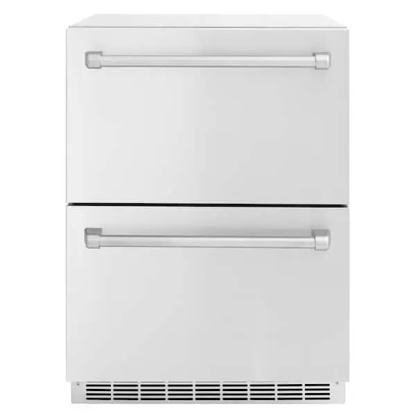 Touchstone 24 in. 4.6 cu. ft. Drawer Refrigerator with Stainless Steel Doors, image 1 of 13