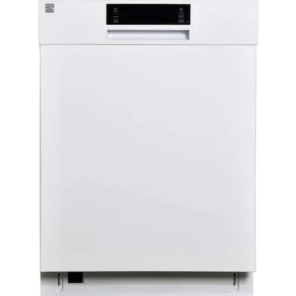 24 in. Touch Control Standard Built-In Dishwasher in White with 7-Cycles and 45 DBA, image 1 of 10