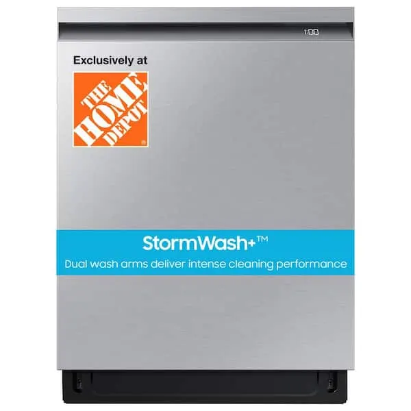 24 in. Top Control Smart Built-In Tall Tub 44 dBA Dishwasher in Fingerprint Resistant Stainless Steel w/ StormWash Plus, image 1 of 13